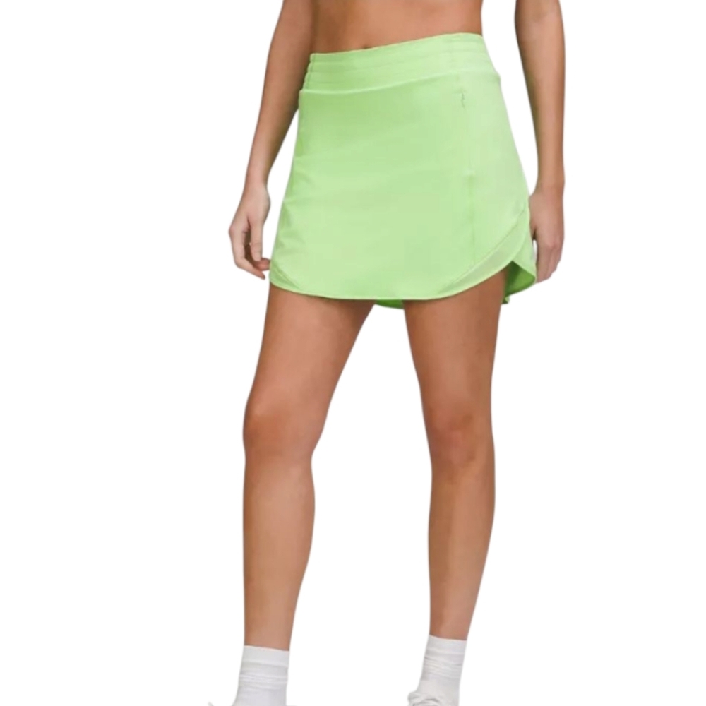 Lululemon Hotty Hot High-Rise Skirt Long | Lime Green | Size 2 | Worn Once